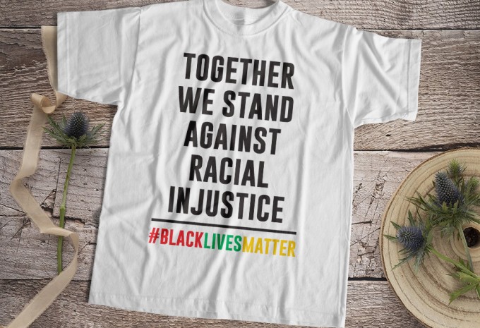 Together We Stand Against Racial Injustice Black Lives Matter
